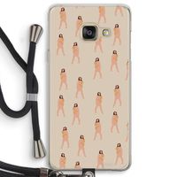 You're so golden: Samsung Galaxy A3 (2016) Transparant Hoesje met koord