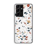 Terrazzo N°4: Samsung Galaxy S21 Ultra Transparant Hoesje