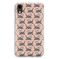 Zwarte poes: iPhone XR Volledig Geprint Hoesje