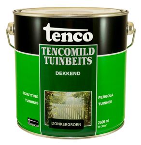 Dekkend donkergroen 2,5l mild verf/beits - tenco