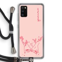 Best Friends: Samsung Galaxy A41 Transparant Hoesje met koord Best Friends: Samsung Galaxy A41 Transparant Hoesje met koord