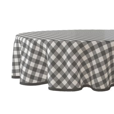 Wicotex tafelzeil rond ruit grijs 160cm