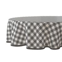 Wicotex tafelzeil rond ruit grijs 160cm