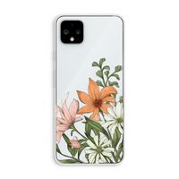Floral bouquet: Pixel 4 XL Transparant Hoesje