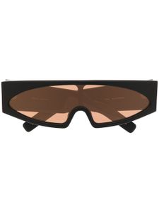 Rick Owens lunettes de soleil à monture oversize - Noir