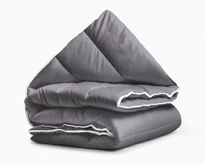 Sleeptime - Lazy Dekbed Antraciet – Dekbed en overtrek in-1 - 240 x 200