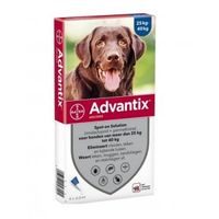 Advantix 400/2000 voor honden van 25 tot 40 kg 5 x 4 pipetten - thumbnail