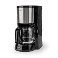 Koffiezetapparaat | Maximale capaciteit: 1.5 l | Aantal kopjes tegelijk: 12 | Warmhoudfunctie | Zilver / Zwart