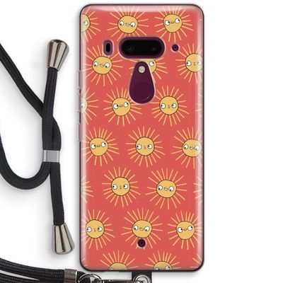 Zon: HTC U12+ Transparant Hoesje met koord