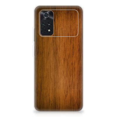 Xiaomi Poco M4 Pro 4G | Bumper Hoesje | Donker Hout