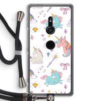Fantasiewereld: Sony Xperia XZ2 Transparant Hoesje met koord
