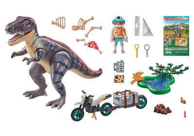 PLAYMOBIL Dinos - T-Rex sporenonderzoek Constructiespeelgoed