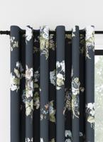Laura Ashley Rosemore Middernacht Ringgordijn