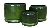 Pot Rickard Groen L 26x31cm - Buitengewoon de boet