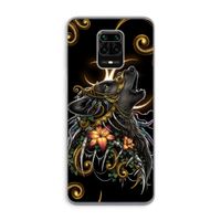 Huilende Wolf: Xiaomi Redmi Note 9 Pro Transparant Hoesje
