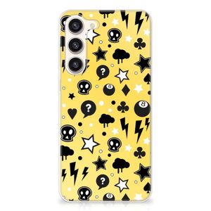 Silicone Back Case Samsung Galaxy S23 Plus Punk Geel