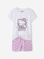 Tweekleurige korte pyjamabroek meisjes Hello Kitty® lila - thumbnail