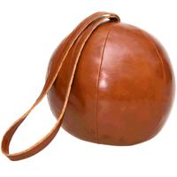 Esschert Design Deurstopper leer - 16 x 14 cm - 1200 gram - Bruin