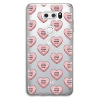 Chicks before dicks: LG V30 Transparant Hoesje