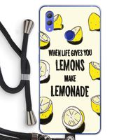 Lemonade: Honor Note 10 Transparant Hoesje met koord Lemonade: Honor Note 10 Transparant Hoesje met koord