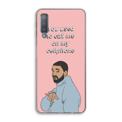 Hotline bling: Samsung Galaxy A7 (2018) Transparant Hoesje