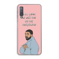 Hotline bling: Samsung Galaxy A7 (2018) Transparant Hoesje