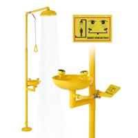 VEVOR Oogspoelstation 27 cm Oogspoelcombinatie OSHA Oogreinigingsapparaat