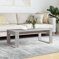 Salontafel 102x50x35 cm bewerkt hout grijs sonoma eikenkleurig