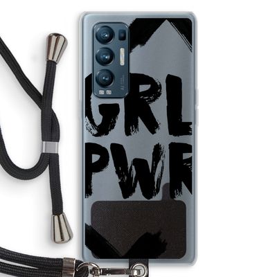 Girl Power #2: Oppo Find X3 Neo Transparant Hoesje met koord