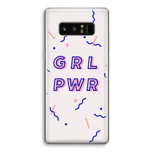 GRL PWR: Samsung Galaxy Note 8 Transparant Hoesje