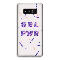 GRL PWR: Samsung Galaxy Note 8 Transparant Hoesje