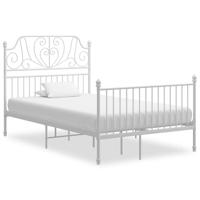 Bedframe metaal wit 120x200 cm