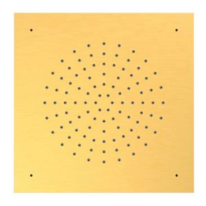 Hoofddouche Tres Exclusive | 38x38 cm | Vierkant | 24k Goud mat
