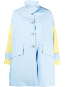 Mackintosh manteau Humbie à coupe trapèze - Bleu