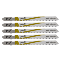 Wolfcraft Decoupeerzaagbladen | T-schacht | HCS | 100mm | 5 stuks - 2653000