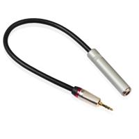REXLIS TC128MF 3.5 mm male naar 6.5 mm Female audio adapter kabel lengte: 30cm