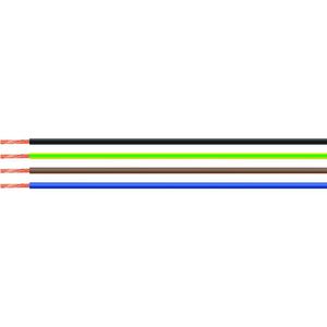 Helukabel 26590-1000 Enkele ader H05V-K 1 x 0.50 mm² Zwart 1000 m