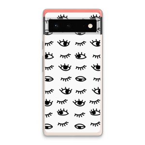 Eye pattern #2: Google Pixel 6 Transparant Hoesje