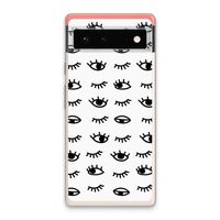 Eye pattern #2: Google Pixel 6 Transparant Hoesje