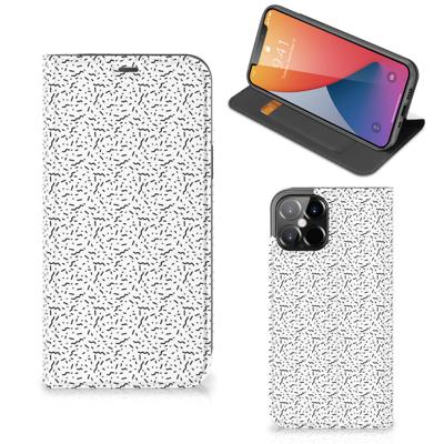 iPhone 12 Pro Max | Hoesje met Magneet | Stripes Dots