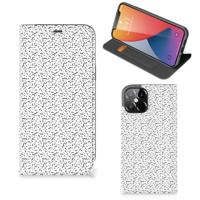 iPhone 12 Pro Max | Hoesje met Magneet | Stripes Dots iPhone 12 Pro Max | Hoesje met Magneet | Stripes Dots