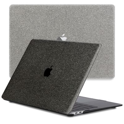 Lunso MacBook Pro 16 inch (2019) cover hoes - case - Glitter Zwart