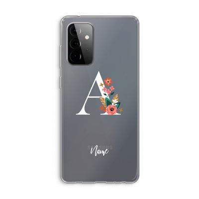 Pink Bouquet: Samsung Galaxy A72 Transparant Hoesje