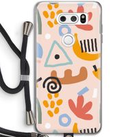 Abstract: LG V30 Transparant Hoesje met koord