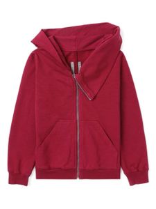 Rick Owens veste en coton à manches longues - Rouge