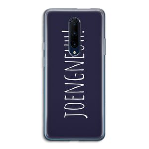 Joengneuh!: OnePlus 7 Pro Transparant Hoesje