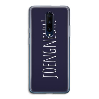 Joengneuh!: OnePlus 7 Pro Transparant Hoesje