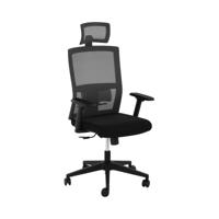 Bureaustoel - netrug - hoofdsteun - 150 kg