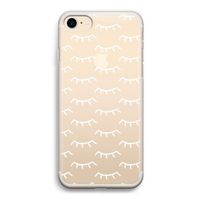 Wimpers: iPhone 7 Transparant Hoesje
