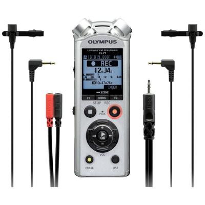 Olympus LS-P1 Digitaal dicteerapparaat Opnameduur (max.) 123 h Zilver